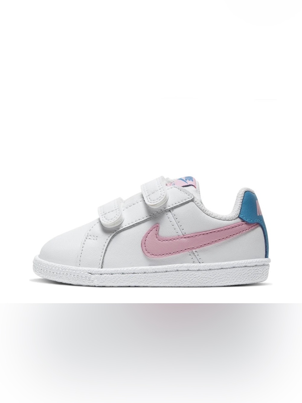 Nike Court Royale White Pink Blue Kids Toddler Size 6